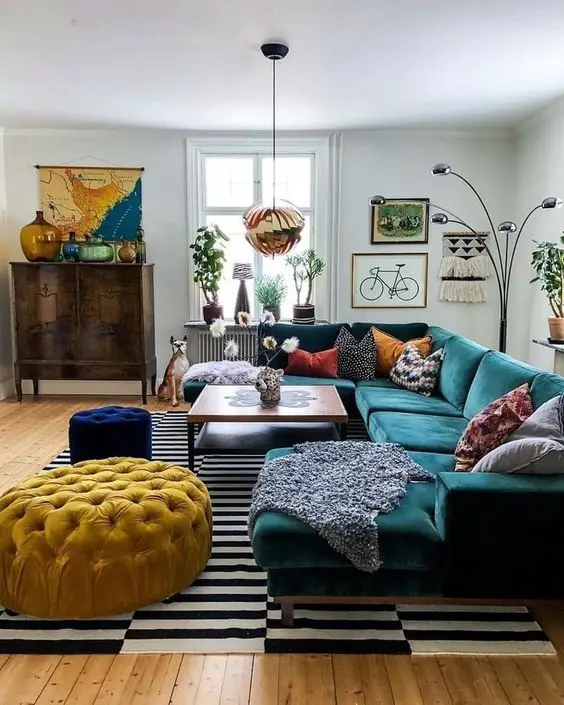 Designer Room on a Budget: Eclectic Living Room - The Great Hack Shack