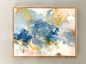 DIY Artwork Ideas Acrylic Poured Painting