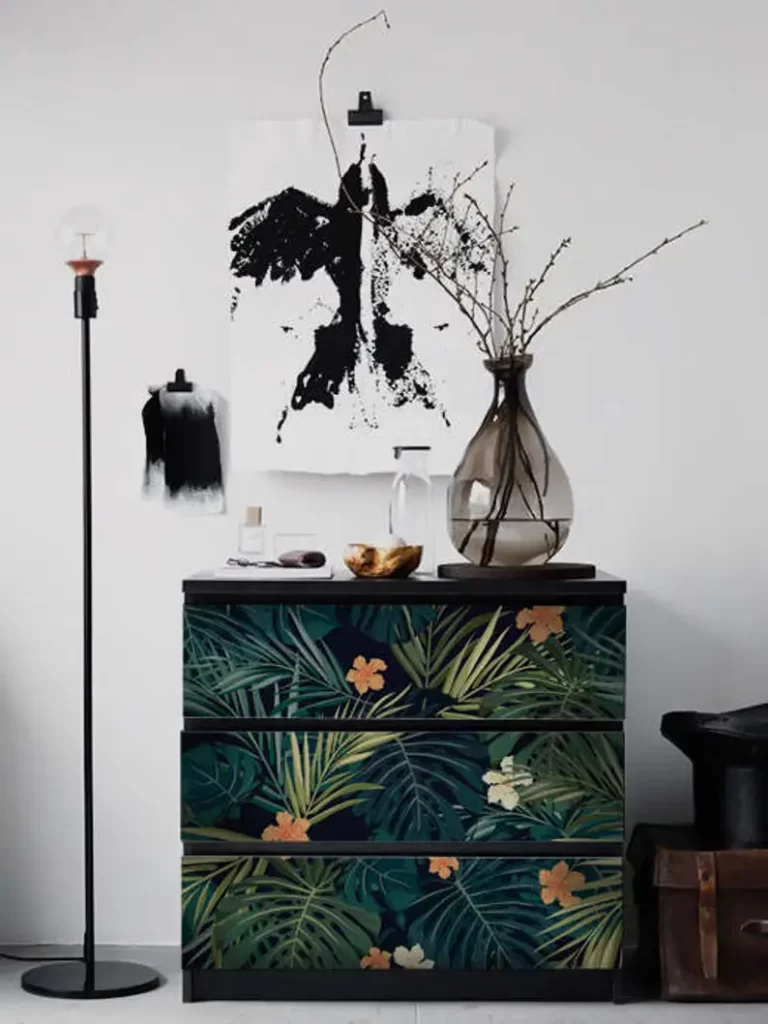 Floral Ikea Malm Hack