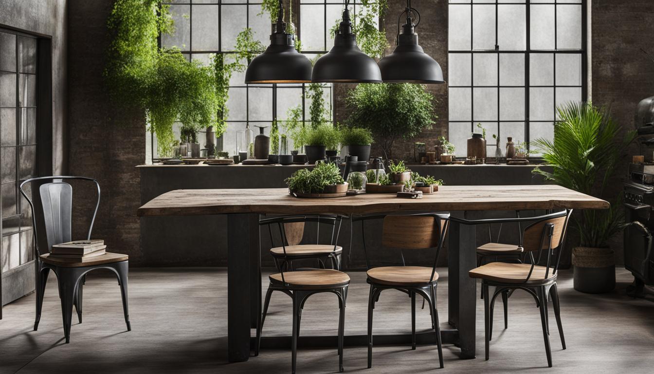 Industrial Chic Furniture Finds Transform Your Space With Edgy Elegance   Rustic Industrial Furniture Trend Image 