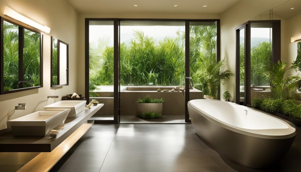 feng shui bathroom plants