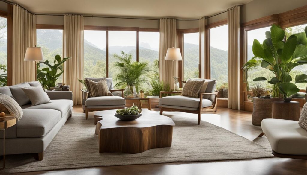 how to create a feng shui living room image