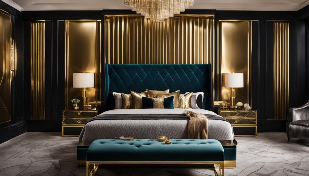 Art Deco bedroom
