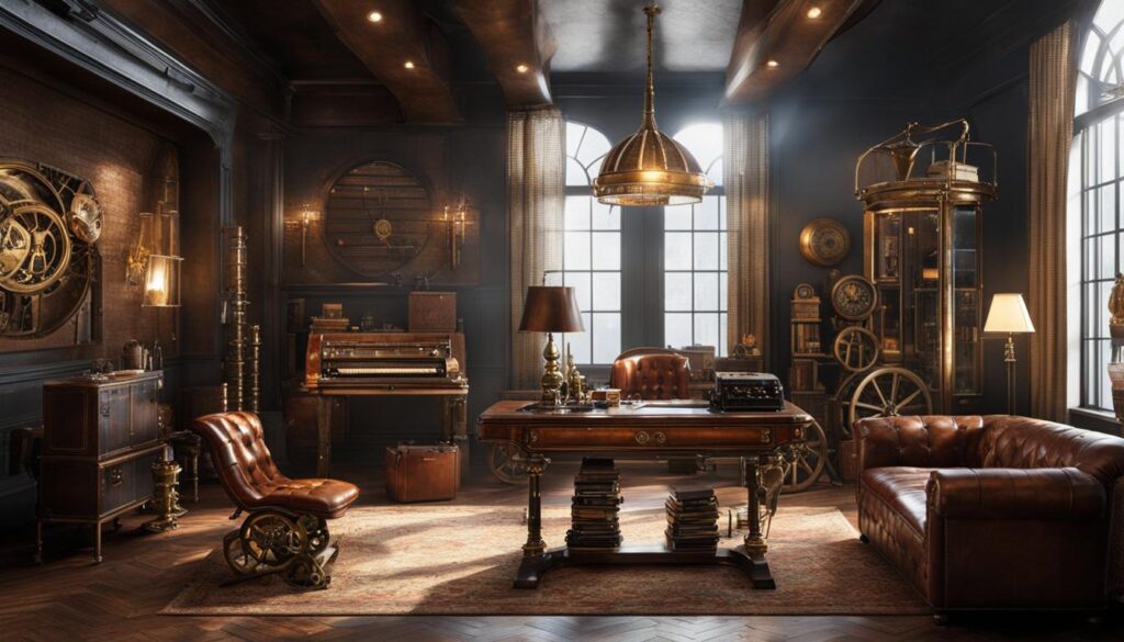 antique steampunk furniture