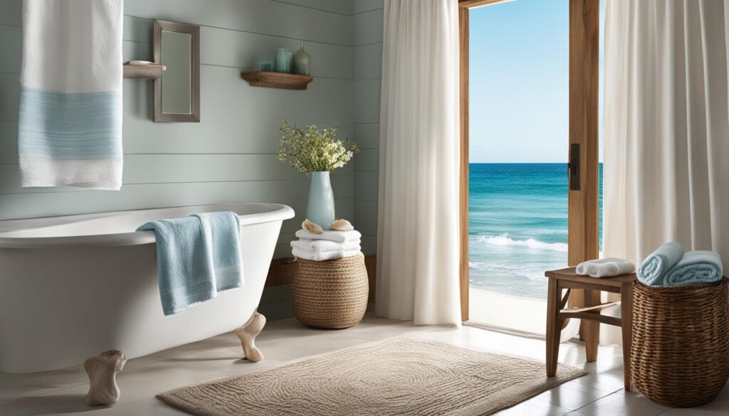 coastal shower curtains