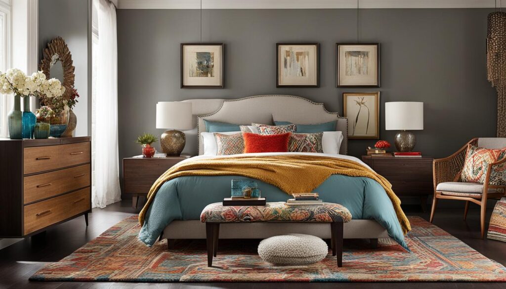 eclectic bedroom furniture