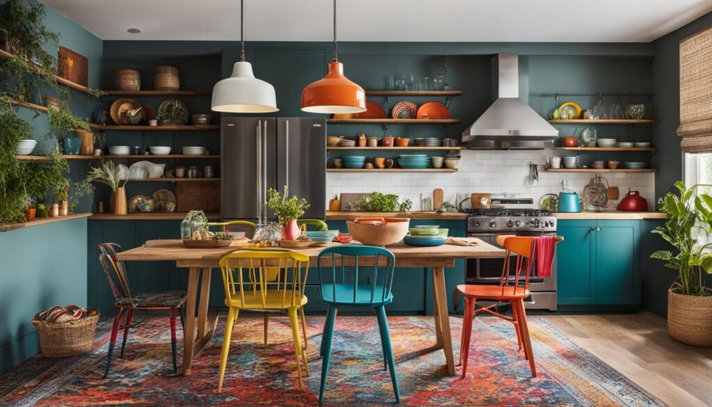 eclectic kitchen decor