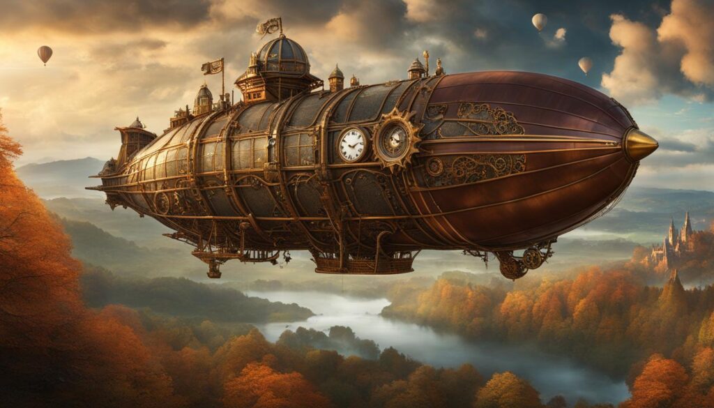 science fiction and fantasy in steampunk fashion