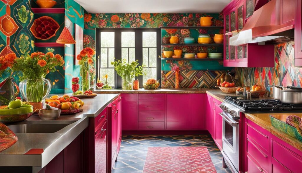 vibrant kitchen colors