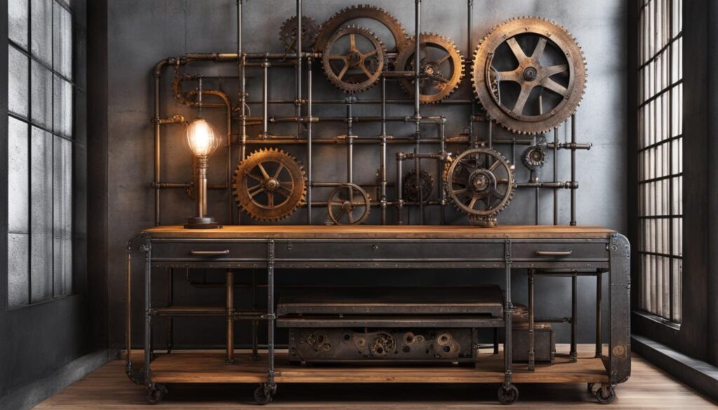 vintage industrial furniture