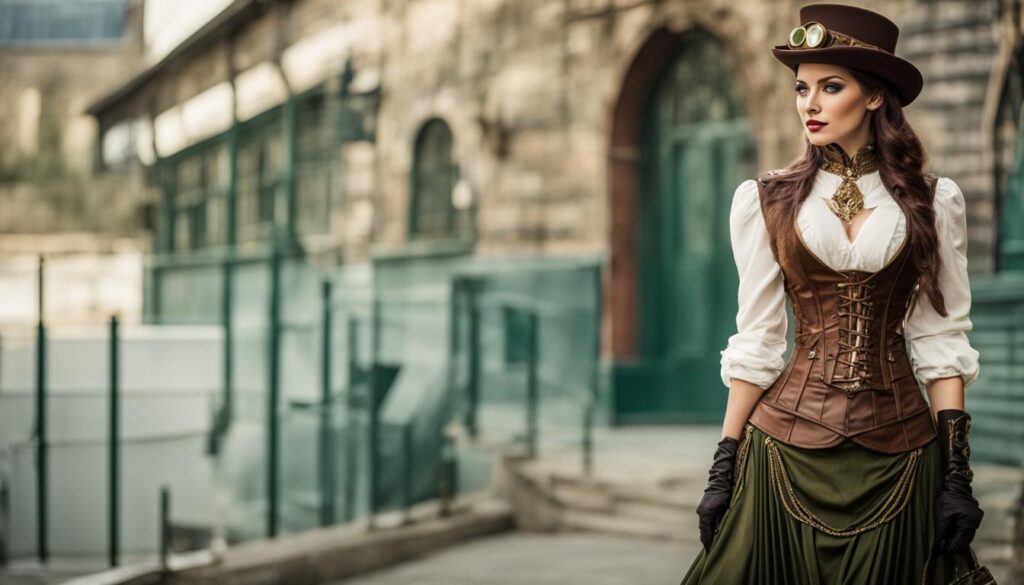 vintage-inspired steampunk fashion