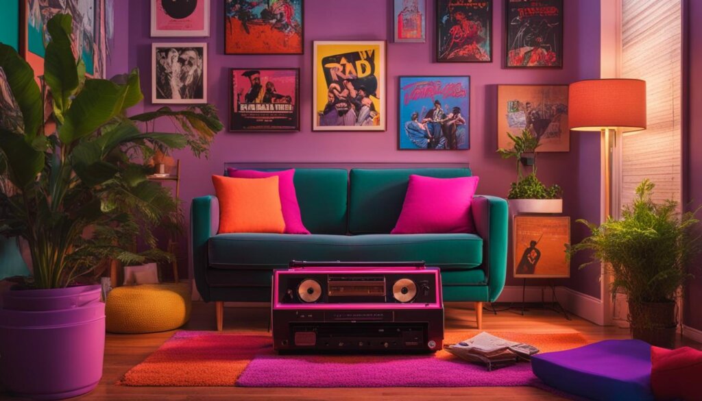 80s style decor