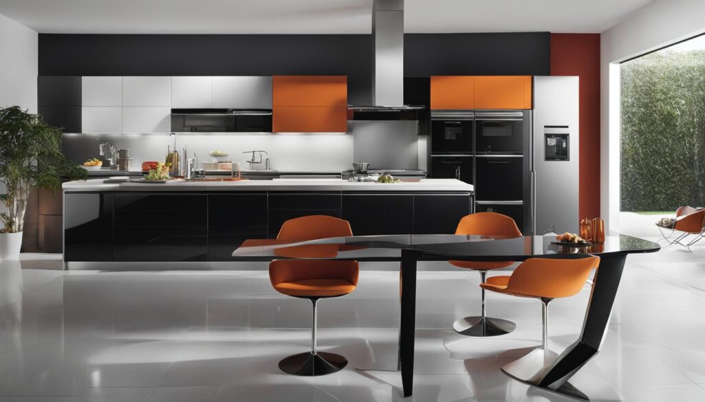 Bauhaus-Inspired Kitchen