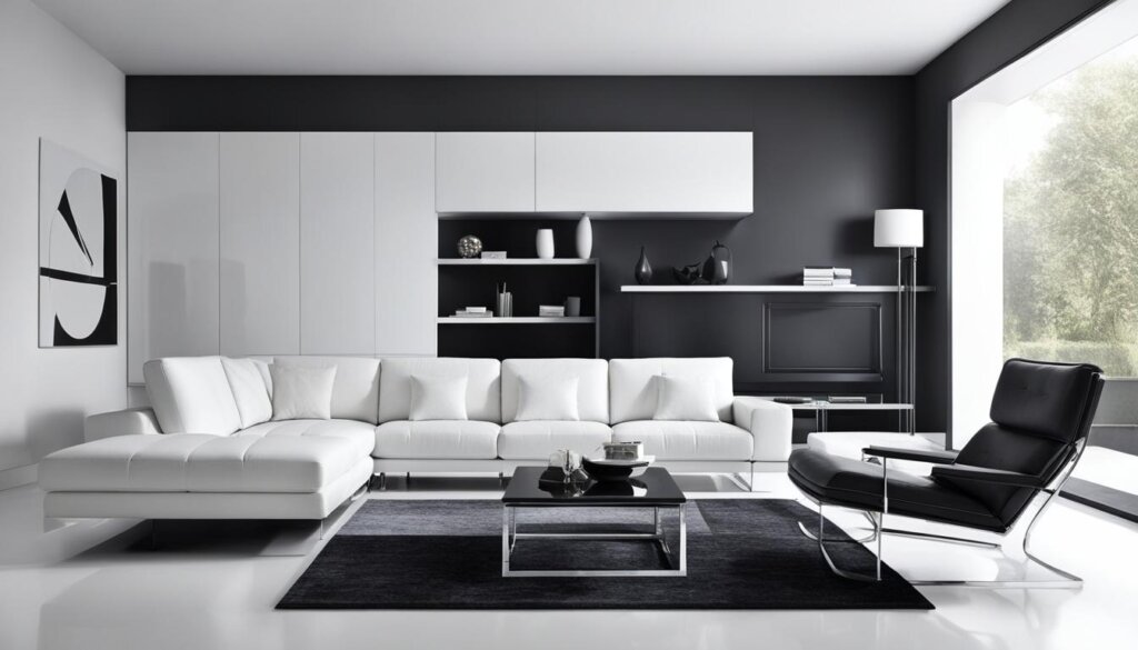 Bauhaus-style interior design