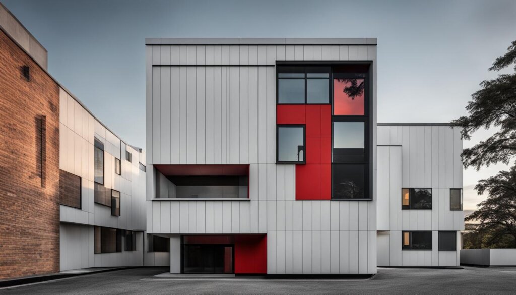 Contemporary architecture inspired by Bauhaus design