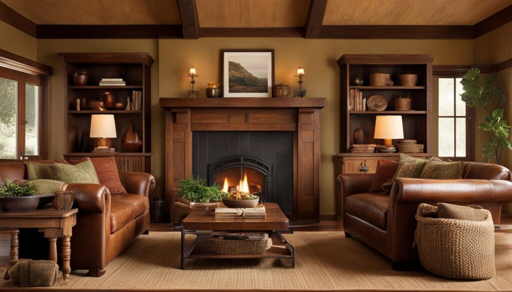 Craftsman Style Living Room