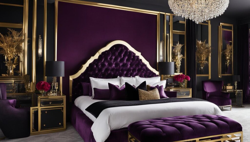 Hollywood Regency Bedroom