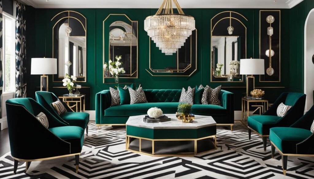 Hollywood Regency Living Room