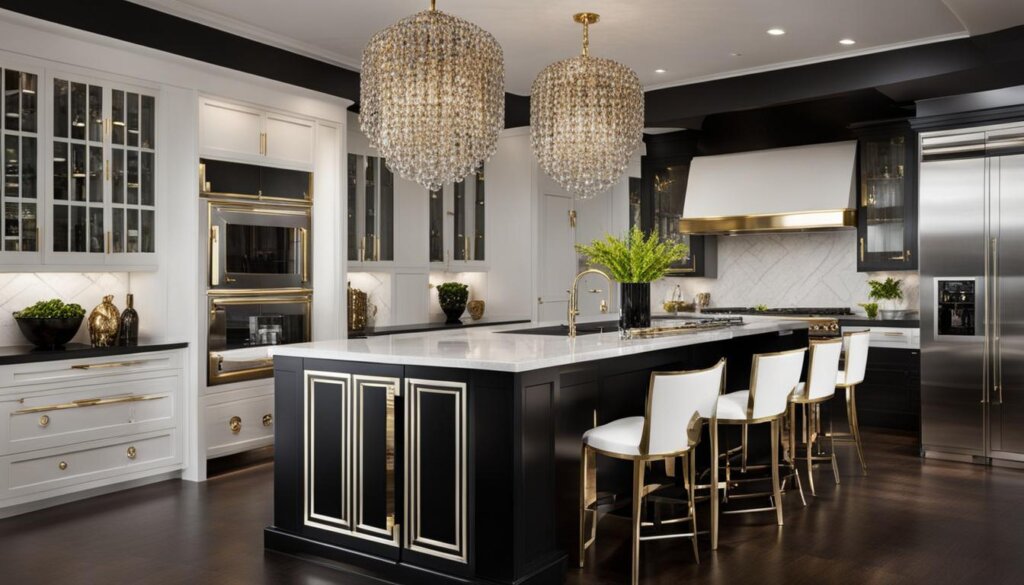 Hollywood inspired kitchen