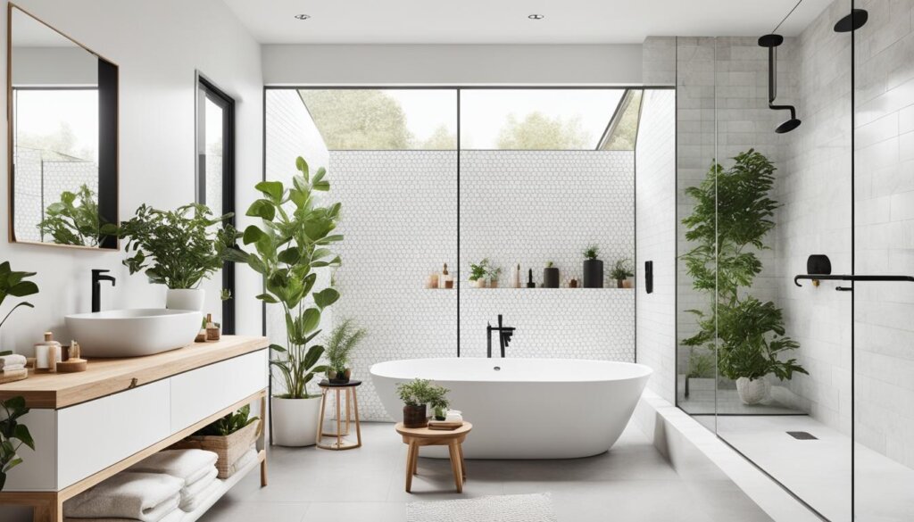 Scandinavian style bathroom