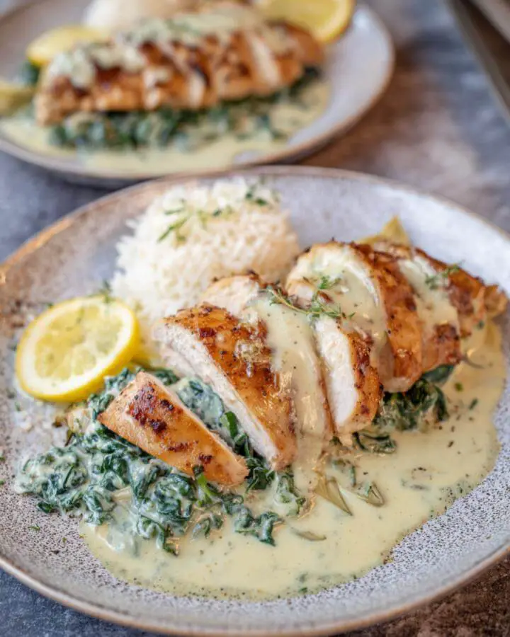 b

Creamy Spinach Artichoke Chicken (Velvety & Flavor-Packed)