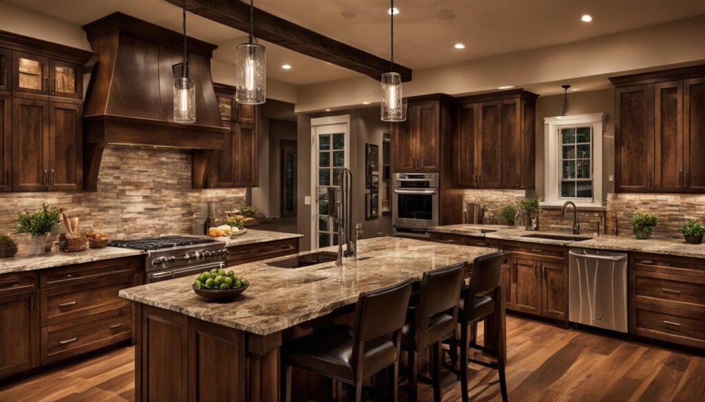 modern rustic kitchen