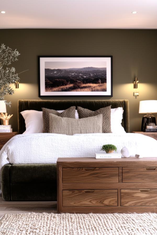 Embrace Allure: A cozy, mysterious haven with moody bedroom ideas.