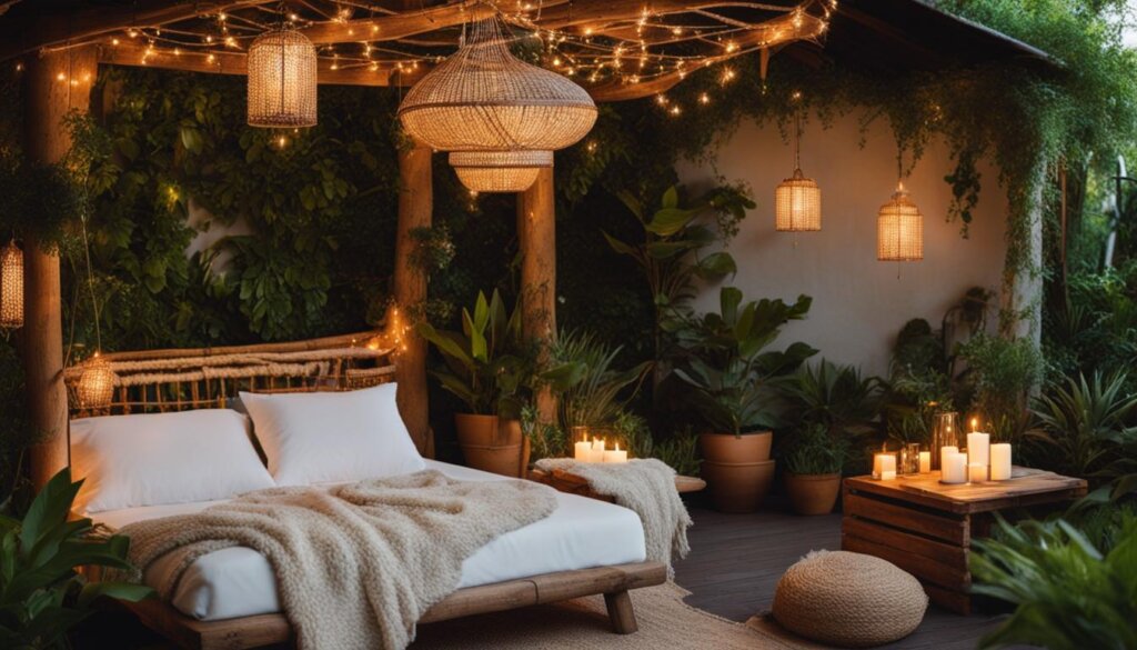 outdoor bedroom