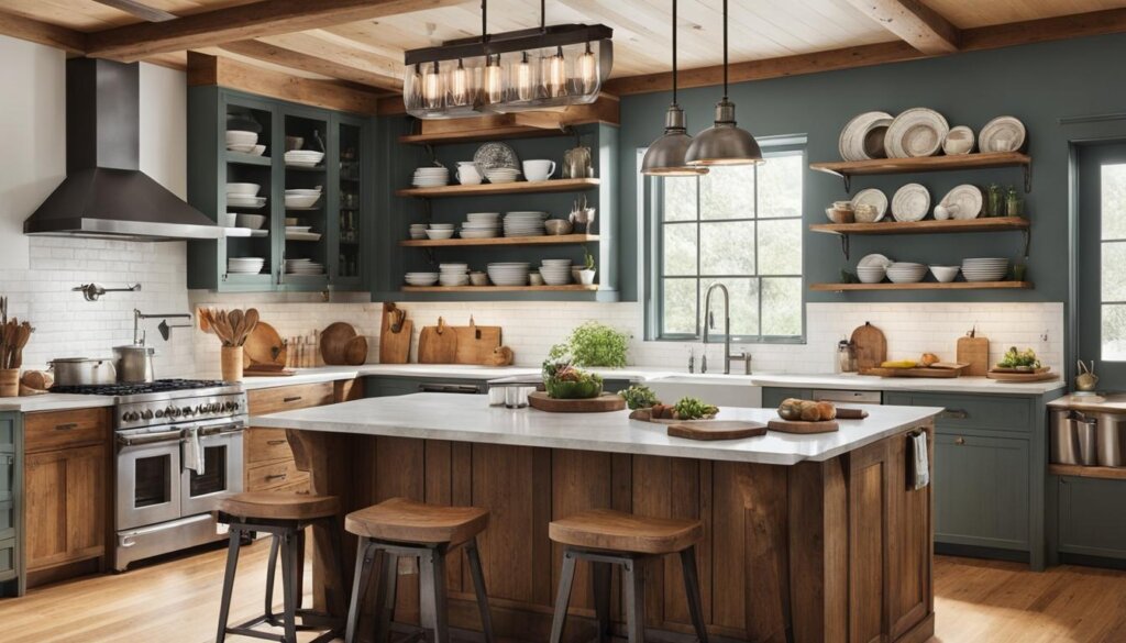 prairie style kitchen