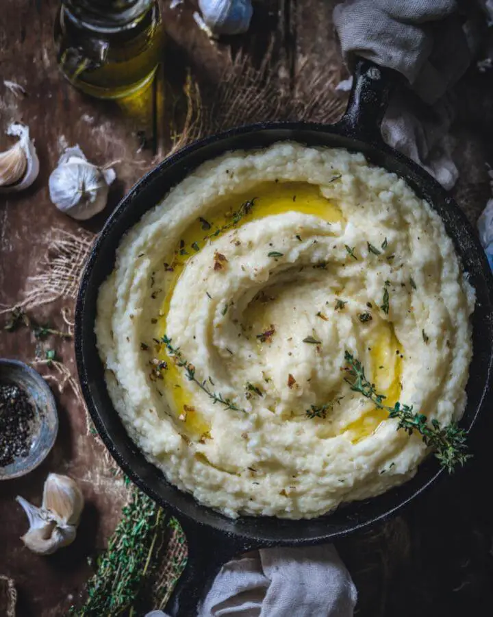 Roasted Garlic Cauliflower Mash Comfort Creamy Perfection